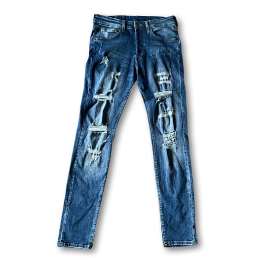 H&M Distressed Skinny Jeans